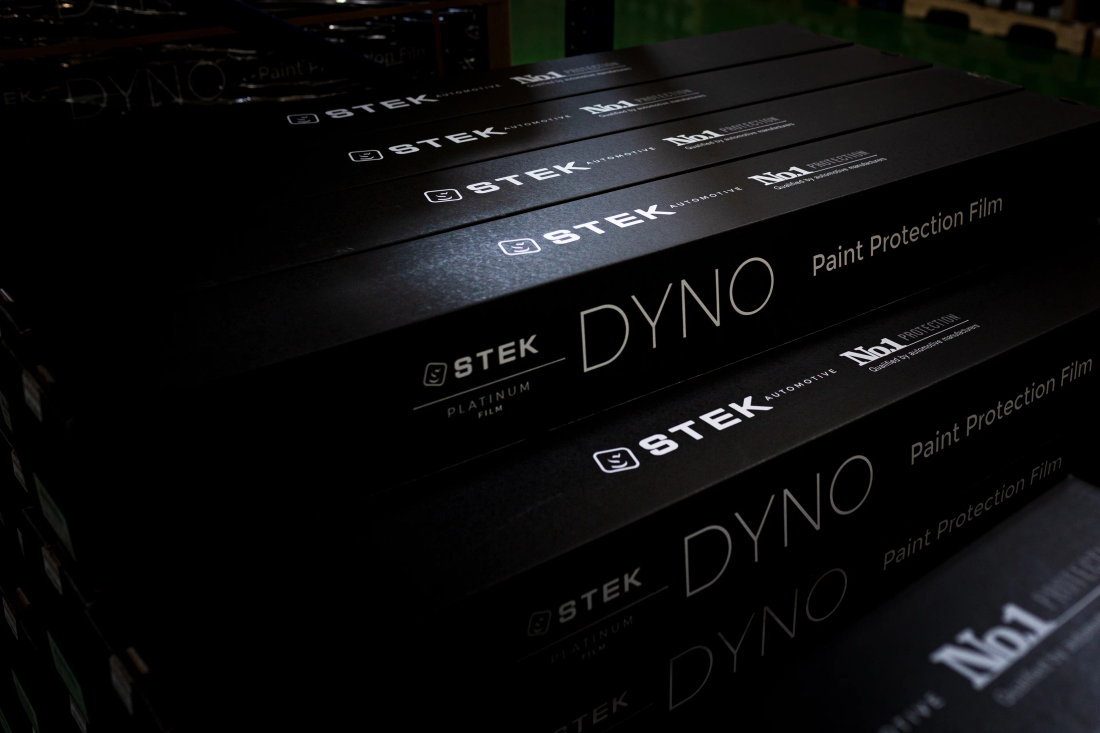 STEK DYNO paint protection film boxes